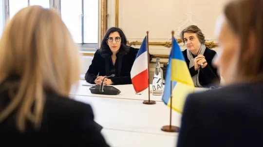Oleksandr Tkachenko together with Olena Zelenska presented in France a project on the connection of Ukrainian culture with European one – Ukraine. Out of blackout