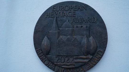 A plaque was installed at St. Andrew’s Church – the award of the winner of the prestigious European award for restoration