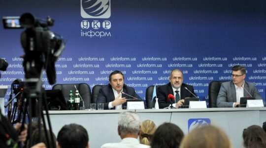 Press Conference "ATR Restores Broadcasting in Kyiv…"