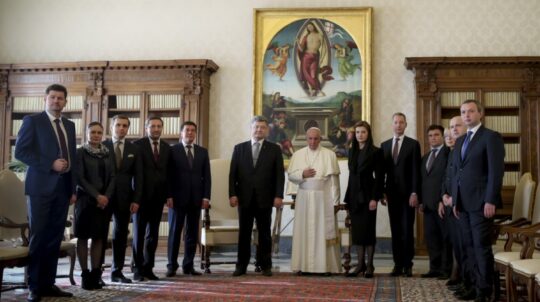 Official visit of the Minister to Italy and Vatican as a member of Ukrainian delegation headed by the President