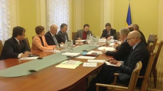Telephone conference with heads of oblast state administrations led by the First Deputy Head of the Presidential Administration of Ukraine Vitalii Kovalchuk and the Minister of Information Policy of Ukraine Yurii Stets