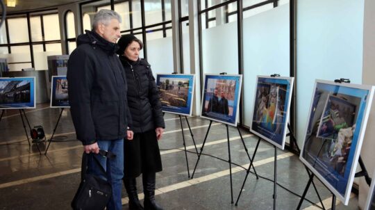 У Києві відкрили виставку військового фотографа Миколи Анацького «Перерваний політ»