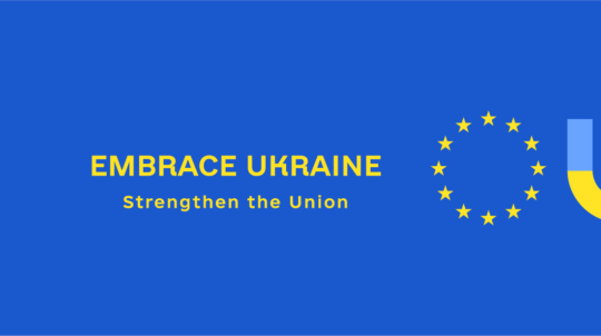 Ukraine is Europe: a large-scale Embrace Ukraine campaign has launched in support of Ukraine’s candidacy for EU membership