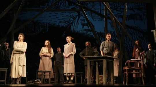 Актори драмтеатру ім. Лесі Українки зіграли виставу «Переклади» у Національному театрі Ірландії