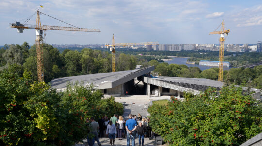 Відбувся медіатур будівництвом Музею Голодомору у складі Меморіального комплексу пам’яті жертв Голодомору-геноциду 1932-1933 рр.