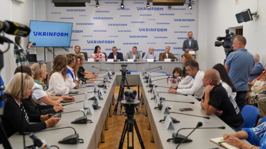 Press conference on the occasion of the 80th anniversary of the Ukrainian National Honored Choir named after G. Veryovka