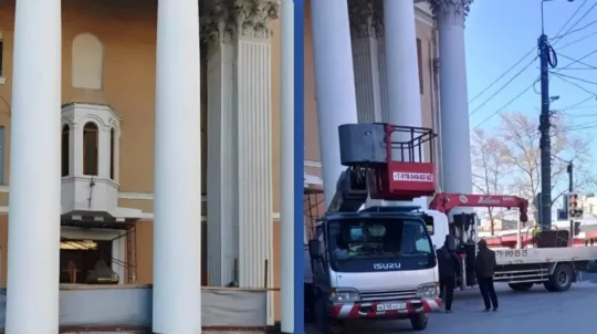Окупанти в Сімферополі демонтували купол Кафедрального собору святих рівноапостольних князя Володимира та княгині Ольги