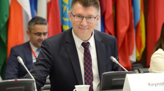 Тарас Шевченко виступив зі спеціальною доповіддю під час наради ОБСЄ у людському вимірі з питань медіаграмотності та демократії